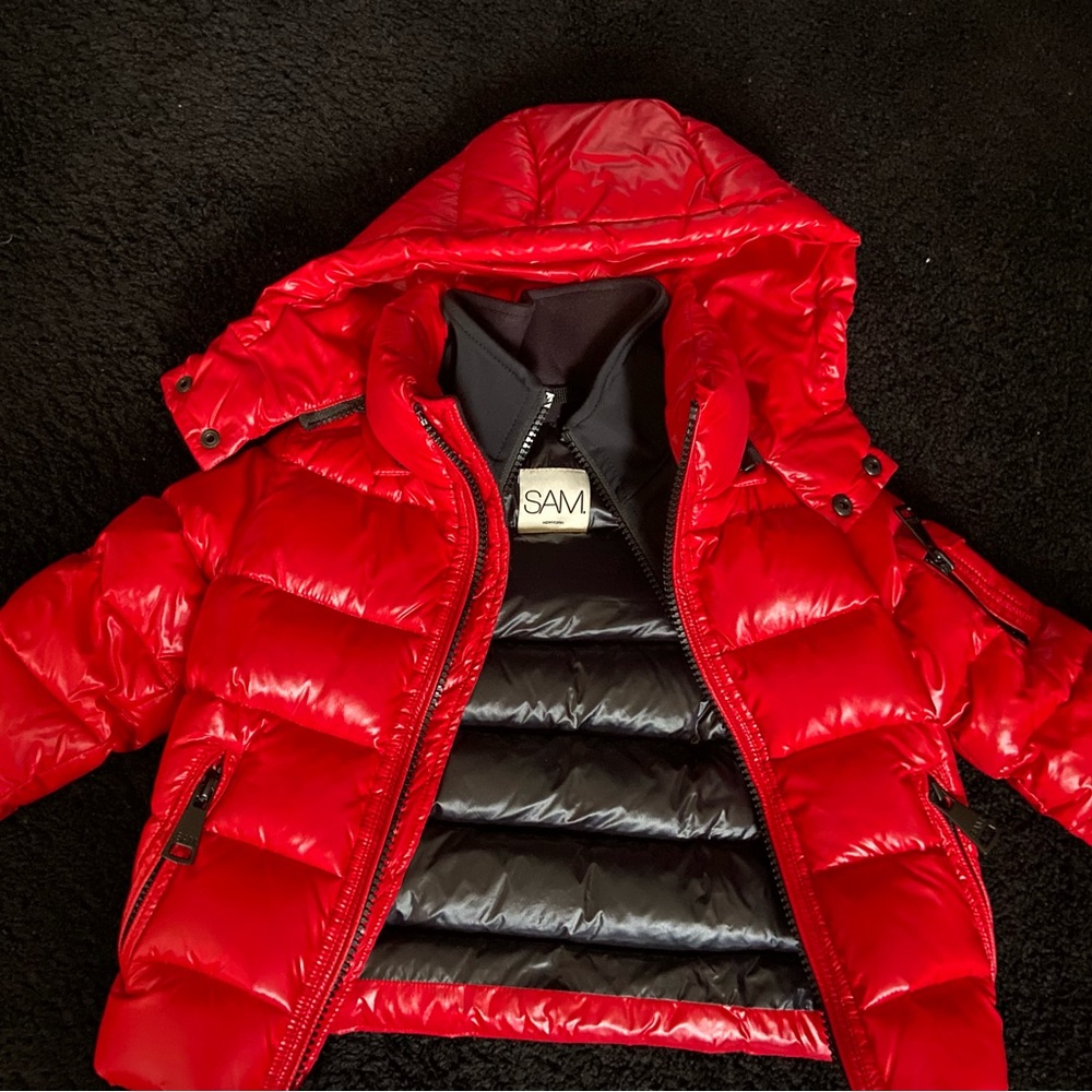 Authentic SAM coat size 2 perfect condition practically new